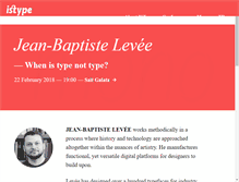 Tablet Screenshot of istype.com